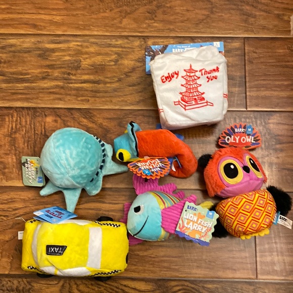 Bark Dog New Set Of 6 Bark Toys Poshmark